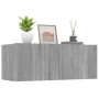 Muebles de TV 2 uds madera ingeniería gris Sonoma 80x30x30 cm by vidaXL, TV Furniture - Ref: Foro24-820464, Price: 71,34 €, D...