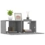 Muebles de TV 2 uds madera ingeniería gris Sonoma 80x30x30 cm by vidaXL, TV Furniture - Ref: Foro24-820464, Price: 70,51 €, D...