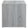 Sonoma grauer Sperrholzhocker mit Schublade 40,5 x 40 x 40 cm von vidaXL, Aufbewahrungskörbe - Ref: Foro24-820518, Preis: 36,...