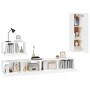 4-teiliges TV-Möbelset aus weißem Sperrholz von vidaXL, TV-Möbel - Ref: Foro24-3114326, Preis: 208,47 €, Rabatt: %