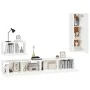 Set de muebles para TV 4 piezas madera contrachapada blanco de vidaXL, Muebles TV - Ref: Foro24-3114326, Precio: 204,68 €, De...