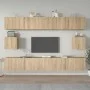 TV-Möbelset 6-teilig Sonoma-Eiche-Sperrholz von vidaXL, TV-Möbel - Ref: Foro24-3114368, Preis: 227,17 €, Rabatt: %