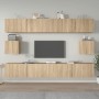 TV-Möbelset 6-teilig Sonoma-Eiche-Sperrholz von vidaXL, TV-Möbel - Ref: Foro24-3114368, Preis: 231,06 €, Rabatt: %