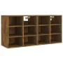 Shoe rack furniture 2 units smoked oak color 52.5x30x50 cm by vidaXL, Lockers and storage cabinets - Ref: Foro24-820509, Pric...