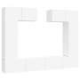 TV-Möbelset 6-teilig aus weißem Sperrholz von vidaXL, TV-Möbel - Ref: Foro24-3114462, Preis: 318,24 €, Rabatt: %