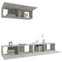 TV-Möbelset 3-teilig betongraues Sperrholz von vidaXL, TV-Möbel - Ref: Foro24-3114481, Preis: 138,45 €, Rabatt: %