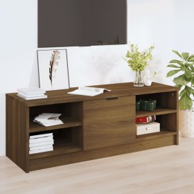 Mueble de TV madera contrachapada roble marrón 102x35,5x36,5 cm