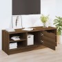 TV-Schrank aus braunem Eichensperrholz, 102 x 35,5 x 36,5 cm von vidaXL, TV-Möbel - Ref: Foro24-817086, Preis: 61,86 €, Rabat...
