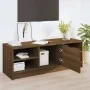 TV-Schrank aus braunem Eichensperrholz, 102 x 35,5 x 36,5 cm von vidaXL, TV-Möbel - Ref: Foro24-817086, Preis: 61,03 €, Rabat...