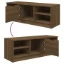 Mueble de TV madera contrachapada roble marrón 102x35,5x36,5 cm de vidaXL, Muebles TV - Ref: Foro24-817086, Precio: 61,03 €, ...
