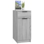 Armario de escritorio contrachapada gris Sonoma 33,5x50x75 cm