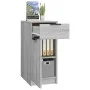 Schreibtischschrank aus grauem Sonoma-Sperrholz, 33,5 x 50 x 75 cm von vidaXL, Schließfächer und Lagerschränke - Ref: Foro24-...