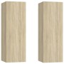 TV-Möbelset 6-teilig Sonoma-Eiche-Sperrholz von vidaXL, TV-Möbel - Ref: Foro24-3114464, Preis: 252,62 €, Rabatt: %