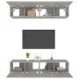 TV-Möbel 4 Einheiten betongraues Sperrholz 80x30x30 cm von vidaXL, TV-Möbel - Ref: Foro24-3114185, Preis: 153,03 €, Rabatt: %