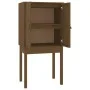 High sideboard solid honey brown pine wood 60x40x120 cm by vidaXL, Sideboards - Ref: Foro24-821747, Price: 87,74 €, Discount: %