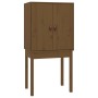 Aparador alto madera maciza de pino marrón miel 60x40x120 cm de vidaXL, Aparadores - Ref: Foro24-821747, Precio: 88,63 €, Des...