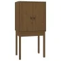 High sideboard solid honey brown pine wood 60x40x120 cm by vidaXL, Sideboards - Ref: Foro24-821747, Price: 87,74 €, Discount: %