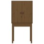 Aparador alto madera maciza de pino marrón miel 60x40x120 cm de vidaXL, Aparadores - Ref: Foro24-821747, Precio: 88,63 €, Des...