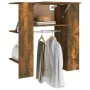 Mueble recibidor madera ingeniería roble ahumado 97,5x37x99 cm by vidaXL, Closets and storage - Ref: Foro24-820514, Price: 54...