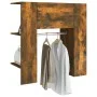 Mueble recibidor madera ingeniería roble ahumado 97,5x37x99 cm by vidaXL, Closets and storage - Ref: Foro24-820514, Price: 54...