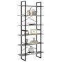 Sonoma gray plywood shelving 100x30x210 cm by vidaXL, Bookcases and shelves - Ref: Foro24-821325, Price: 68,37 €, Discount: %