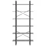 Estantería madera contrachapada gris Sonoma 100x30x210 cm de vidaXL, Librerías y estanterías - Ref: Foro24-821325, Precio: 68...