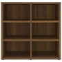 Muebles zapatero 2 uds color marrón roble 52,5x30x50 cm de vidaXL, Taquillas y armarios de almacenamiento - Ref: Foro24-82051...
