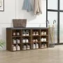 Muebles zapatero 2 uds color marrón roble 52,5x30x50 cm de vidaXL, Taquillas y armarios de almacenamiento - Ref: Foro24-82051...
