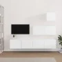 TV-Möbel-Set 4 Stück Sperrholz weiß von vidaXL, TV-Möbel - Ref: Foro24-3114646, Preis: 179,58 €, Rabatt: %