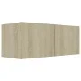 TV-Möbelset 8-teilig Sonoma-Eichensperrholz von vidaXL, TV-Möbel - Ref: Foro24-3114488, Preis: 259,70 €, Rabatt: %