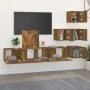 TV-Wandschrank aus geräuchertem Eichensperrholz von vidaXL, TV-Möbel - Ref: Foro24-3114579, Preis: 134,13 €, Rabatt: %