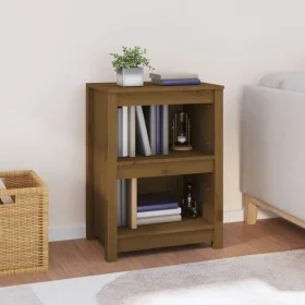 Solid honey brown pine wood shelf 50x35x68 cm by vidaXL, Bookcases and shelves - Ref: Foro24-821702, Price: 53,70 €, Discount: %
