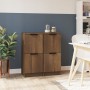 Sideboards 2 Stück Eichenbraunes Sperrholz 30x30x70 cm von vidaXL, Sideboards - Ref: Foro24-817023, Preis: 63,53 €, Rabatt: %