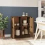 Sideboards 2 Stück Eichenbraunes Sperrholz 30x30x70 cm von vidaXL, Sideboards - Ref: Foro24-817023, Preis: 62,69 €, Rabatt: %