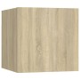 TV-Möbelset 8-teilig Sonoma-Eichensperrholz von vidaXL, TV-Möbel - Ref: Foro24-3114416, Preis: 278,78 €, Rabatt: %