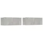 TV furniture set 6 pieces concrete gray plywood by vidaXL, TV Furniture - Ref: Foro24-3114609, Price: 260,96 €, Discount: %