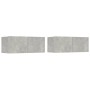TV-Möbelset 6-teilig betongraues Sperrholz von vidaXL, TV-Möbel - Ref: Foro24-3114609, Preis: 266,19 €, Rabatt: %