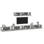 Set de muebles de TV 6 pzas madera contrachapada gris hormigón de vidaXL, Muebles TV - Ref: Foro24-3114609, Precio: 260,40 €,...
