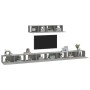 TV-Möbelset 6-teilig betongraues Sperrholz von vidaXL, TV-Möbel - Ref: Foro24-3114609, Preis: 266,19 €, Rabatt: %