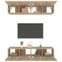 TV-Möbel 4 Einheiten Sonoma-Eichensperrholz 80x30x30 cm von vidaXL, TV-Möbel - Ref: Foro24-3114184, Preis: 147,92 €, Rabatt: %