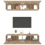 TV-Möbel 4 Einheiten Sonoma-Eichensperrholz 80x30x30 cm von vidaXL, TV-Möbel - Ref: Foro24-3114184, Preis: 151,95 €, Rabatt: %