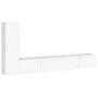 3-teiliges TV-Möbelset aus weißem Sperrholz von vidaXL, TV-Möbel - Ref: Foro24-3114318, Preis: 180,36 €, Rabatt: %