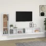 3-teiliges TV-Möbelset aus weißem Sperrholz von vidaXL, TV-Möbel - Ref: Foro24-3114318, Preis: 180,36 €, Rabatt: %