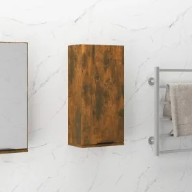 Smoked oak wall bathroom cabinet 32x20x67 cm by vidaXL, Lockers and storage cabinets - Ref: Foro24-817060, Price: 32,54 €, Di...