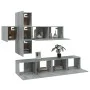 TV-Möbel-Set 7-tlg. Sonoma grau Sperrholz von vidaXL, TV-Möbel - Ref: Foro24-3114516, Preis: 191,86 €, Rabatt: %