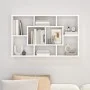 Weiß glänzendes Holzwerkstoff-Wandregal 85x16x52,5 cm von vidaXL, Regale und Regale - Ref: Foro24-801424, Preis: 37,82 €, Rab...