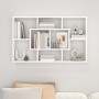 Weiß glänzendes Holzwerkstoff-Wandregal 85x16x52,5 cm von vidaXL, Regale und Regale - Ref: Foro24-801424, Preis: 38,79 €, Rab...