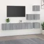 Mueble de pared para TV madera contrachapada gris sonoma de vidaXL, Muebles TV - Ref: Foro24-3114580, Precio: 156,30 €, Descu...