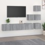 TV-Hängeelement aus Sperrholz Sonoma grau von vidaXL, TV-Möbel - Ref: Foro24-3114580, Preis: 157,89 €, Rabatt: %