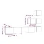 Mueble de pared para TV madera contrachapada gris sonoma de vidaXL, Muebles TV - Ref: Foro24-3114580, Precio: 156,30 €, Descu...